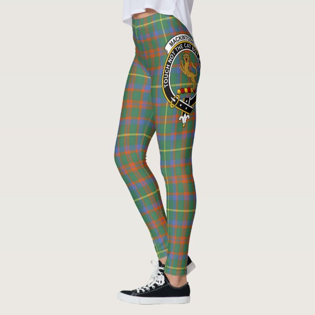 Leggings Scotstee Clan MacKintosh Chasse Ancienne Crest (Gauche)