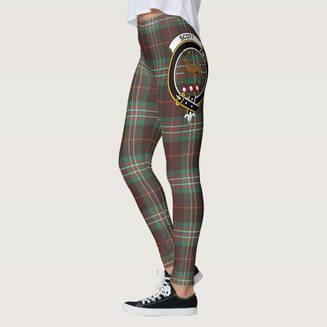 Leggings Scotstee Clan Scott Brown Ancient Crest Tartan (Gauche)