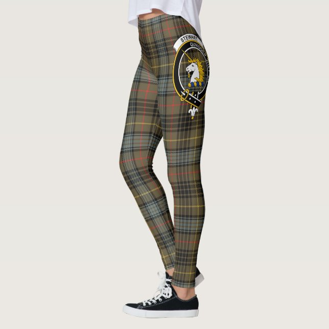 Leggings Scotstee Clan Stewart Old Patiné Crest Tartan (Gauche)
