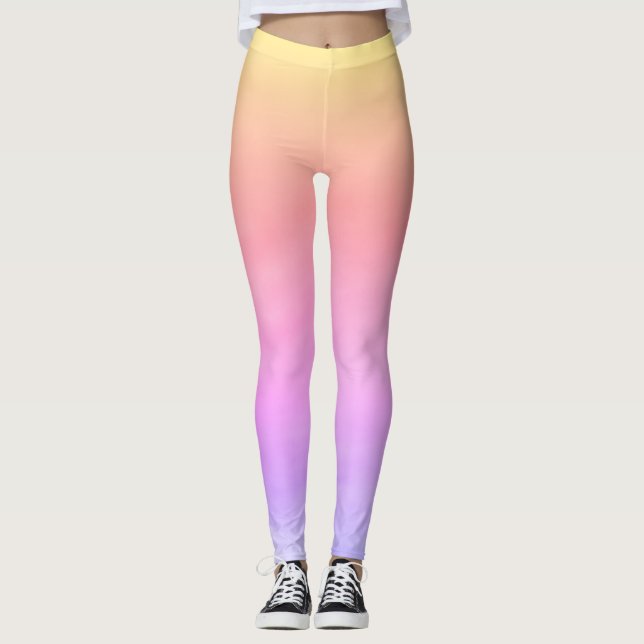 Leggings Séance d'entraînement de lever de soleil (Devant)