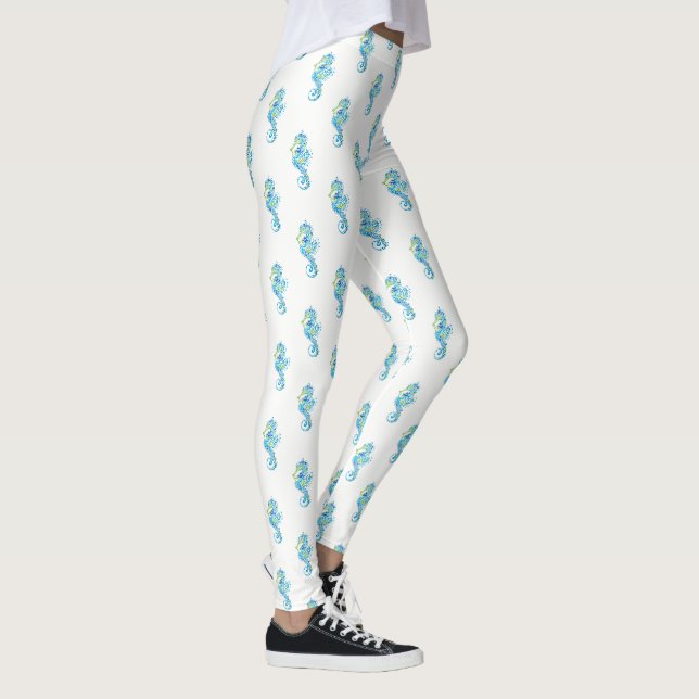 Leggings-Seepferd-Frauen Leggings (Rechts)