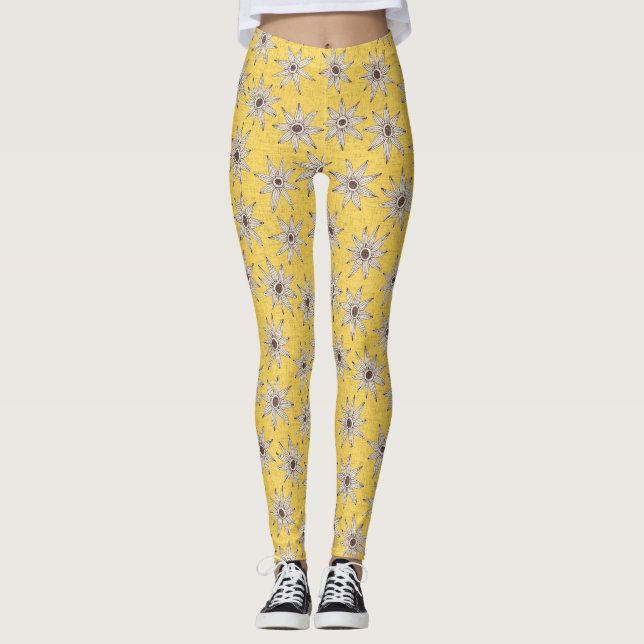 Leggings sémier brun or (Devant)