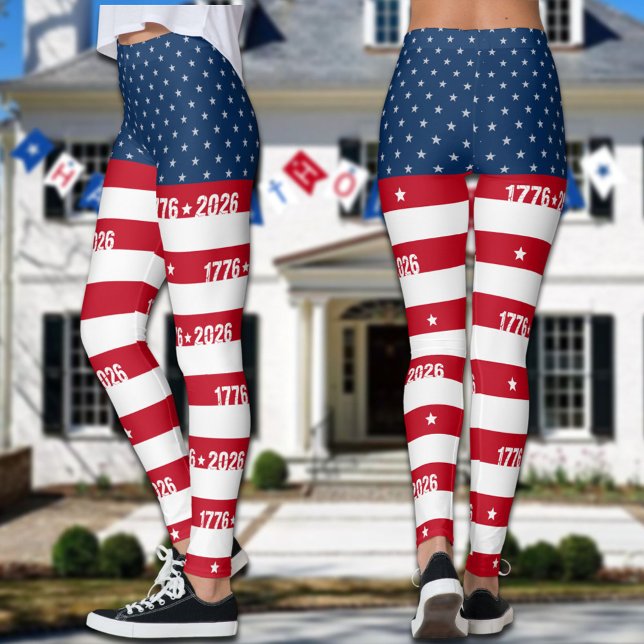 Leggings Semiquincentennial America 250 1776 2026 (Créateur téléchargé)