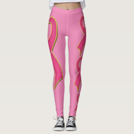 Leggings Sensibilisation au cancer du sein