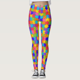 Leggings Sensibilisation sur l'autisme - Pièce de pièce Leg