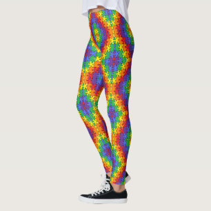 Leggings Sensibilisation sur l'autisme Puzzle par EelKat
