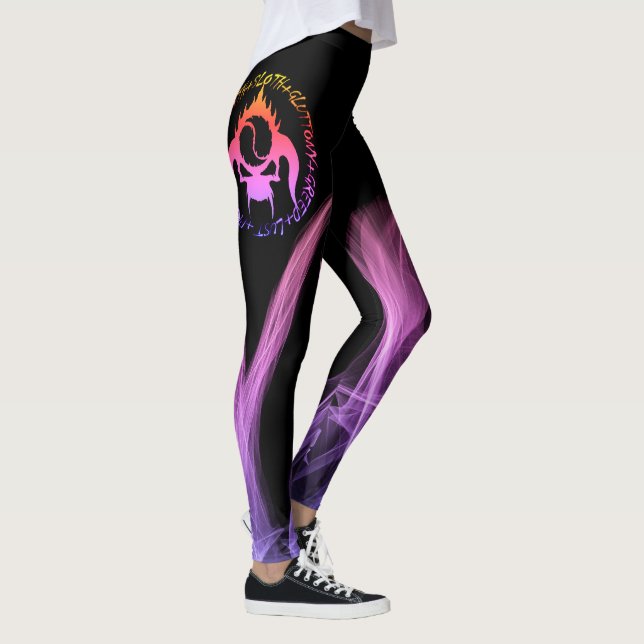 Leggings Sept guêtres de péchés mortels (Droite)