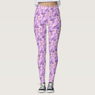 Leggings Sexy Pink Hot Yoga Black Light Camo