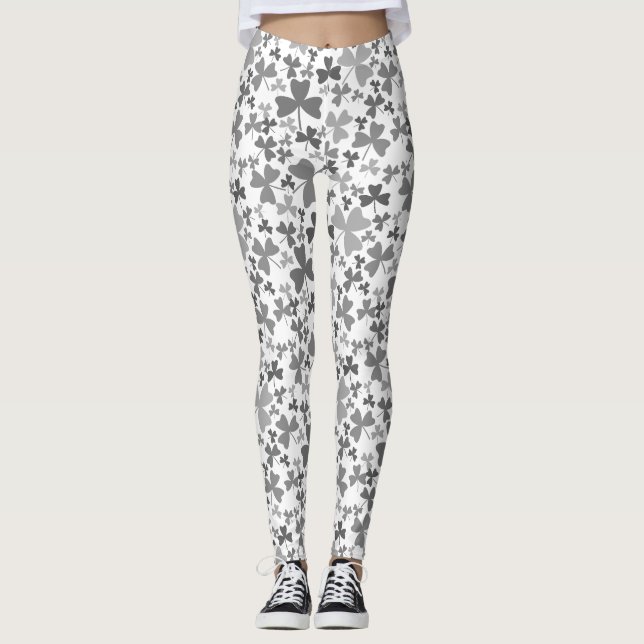 Leggings Shamrock gris (Devant)
