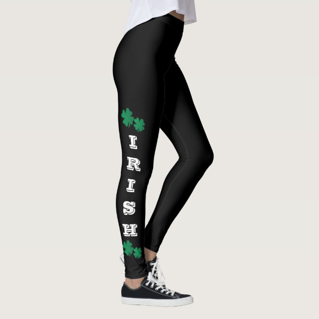 Leggings Shamrocks verts irlandais (Droite)