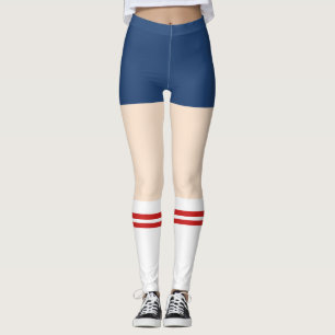 Leggings Shorts Drôles Et Chaussettes Hautes Drôles