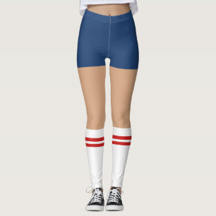 Leggings Shorts Drôles Et Chaussettes Hautes Drôles