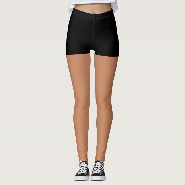 Leggings Shorts noirs (Devant)