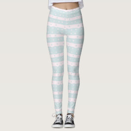 Leggings si belles lignes bleu Wavey