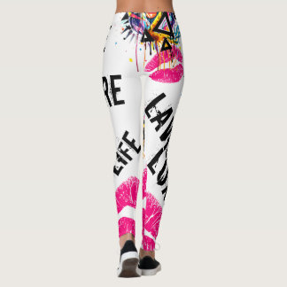Leggings Signature de la culture divine Grosse patte graphi