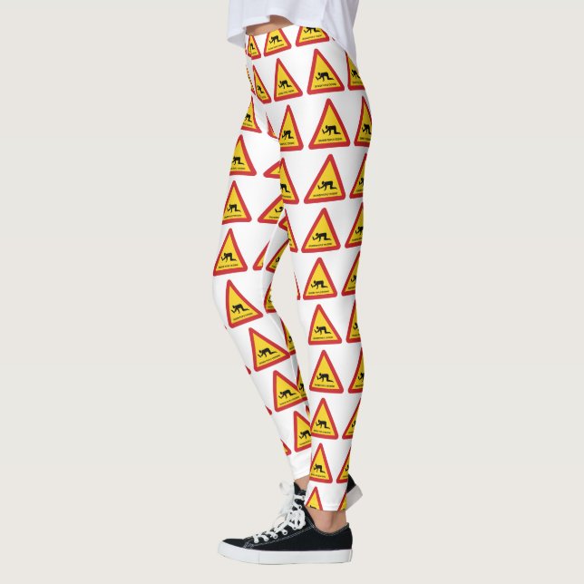 LEGGINGS SIGNE DE TRAFIC DES PERSONNES BLANCHISES (Gauche)