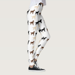 Leggings silhouettes de couleur de labrador retriever