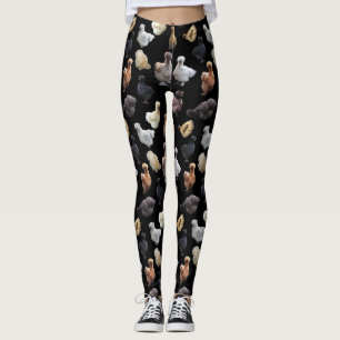 Leggings Silkie Bantam Chickens