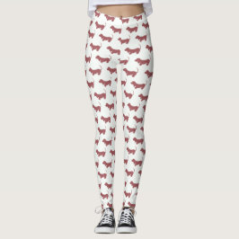 Leggings Simple Weiner Chien Dachshund Chien Motif