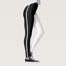 Leggings Simplicité d'accrochage des yeux de pattes noires 
