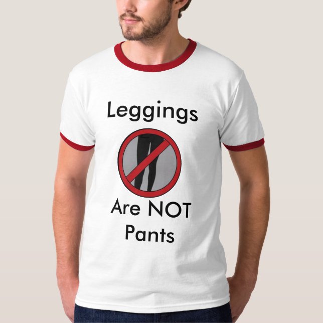 Leggings sind NICHT Hosen T-Shirt (Vorderseite)