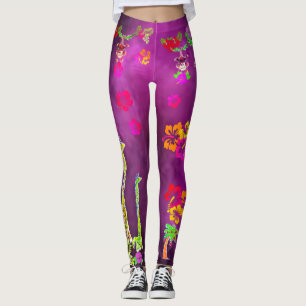 Leggings Sion le singe et les jambières d'étirement