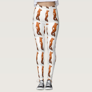 Leggings sirène rousse bronzage