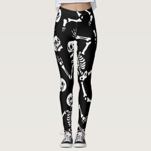 Leggings Skeleton Dance Party : Halloween sans couture