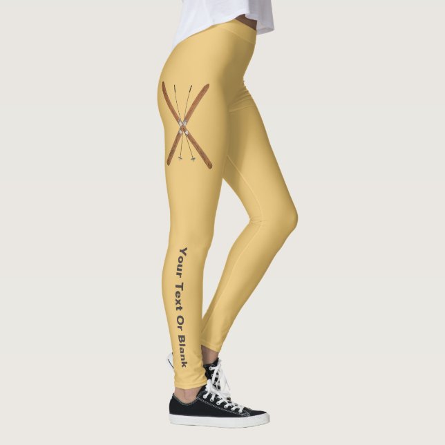 Leggings Skis De Fond Et Polonais (Droite)