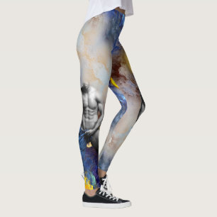 Leggings SlipperyJoe's musculaire physique chemise vapeur
