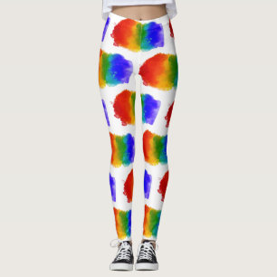 Leggings SlipperyJoe's orgueil éclatant couleurs arc-en-cie