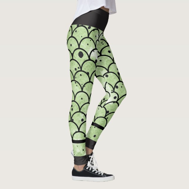 Leggings Snakeskin vert (Droite)