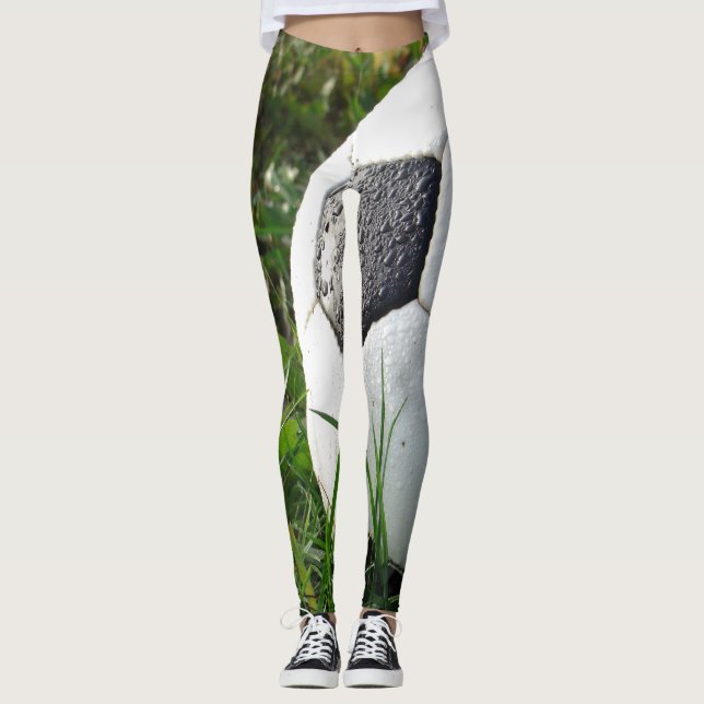 Leggings Soccer Ball Team Sports Yoga Pantalon artisanal (Devant)