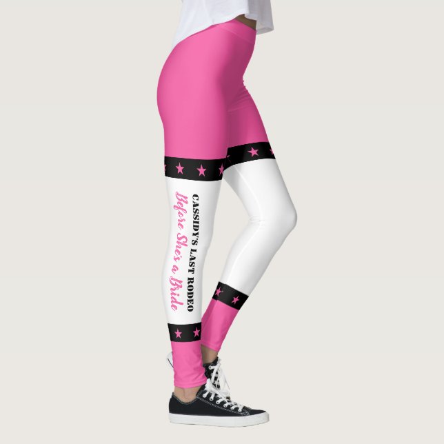 Leggings Son Dernier Ride Disco Cowgirl Bachelorette Party (Droite)