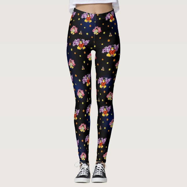 Leggings Soudainement pingouins 2 guêtres (Devant)