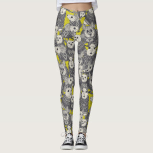 Leggings souris chartreuse