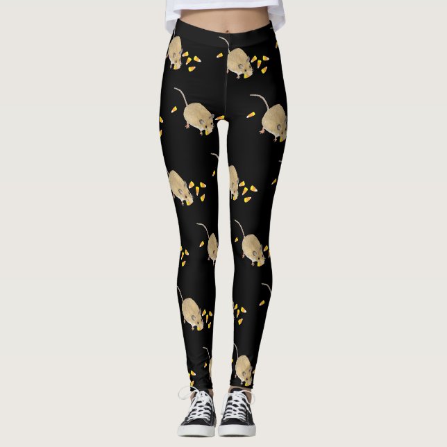 Leggings Souris d'Halloween avec bonbons (Devant)