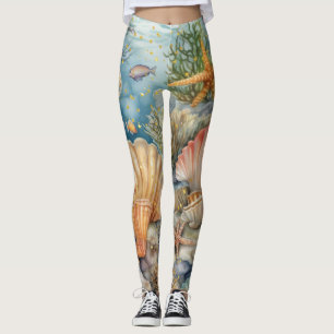Leggings Sous les hérissons marins