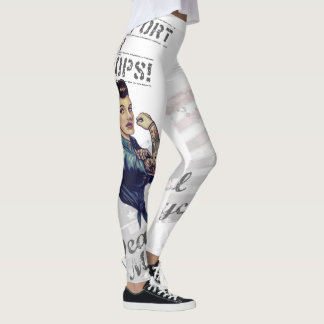 Leggings Soutenez nos troupes Rosie les jambes du Riveter