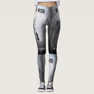 Leggings Soyez une sorcière pas une princesse Filles Pouvoi