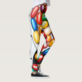 Leggings Spectre de douceur : Jelly Beans in Technicolor