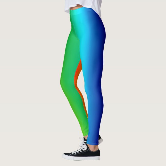 Leggings Spectre des couleurs arc-en-ciel (Gauche)