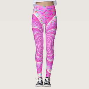 Leggings Spirale rose