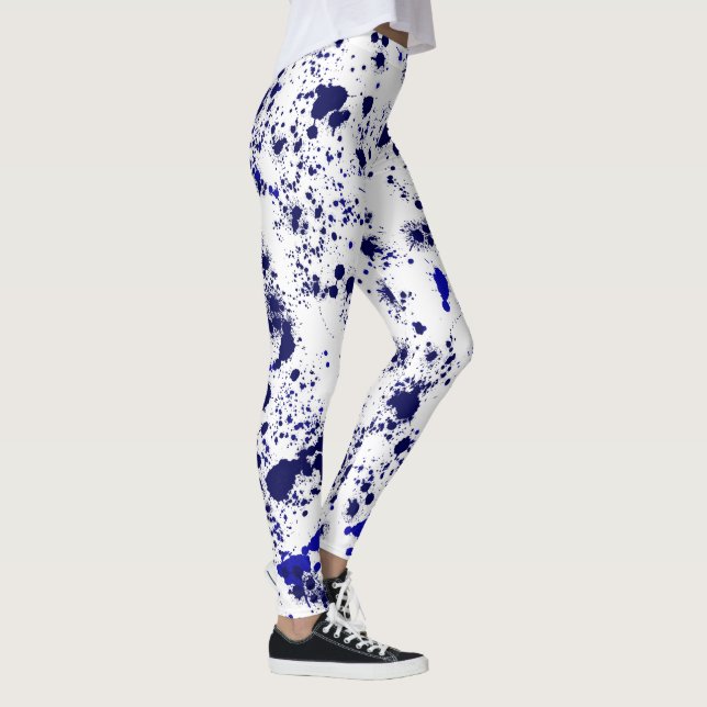 Leggings Splatter - Bleu (Droite)