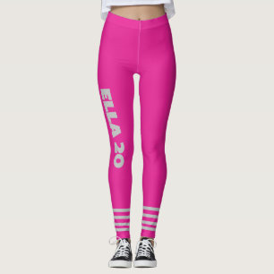 Leggings Sport personnalisé l Exercice de performance rose