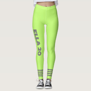 Leggings Sport personnalisé l néon vert clair tendance