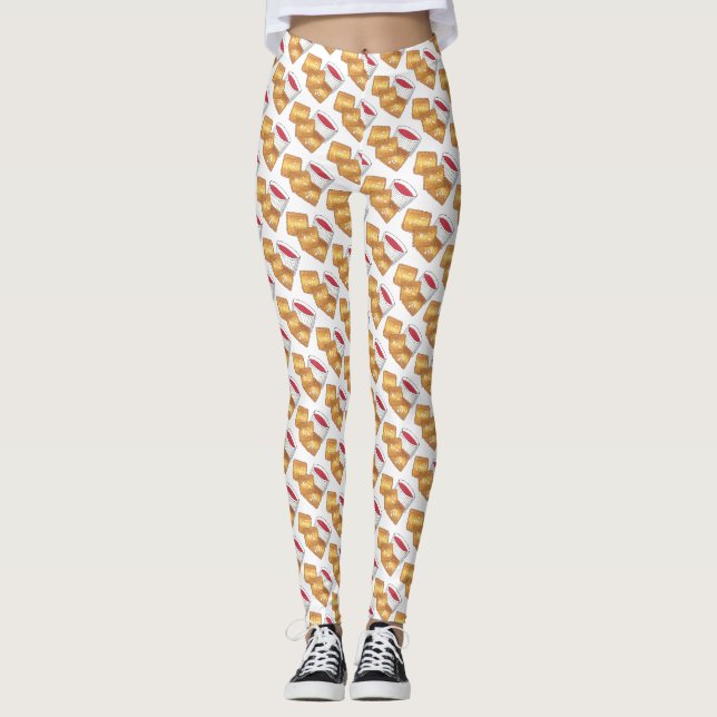 Leggings St. Louis MO Missouri Ravioli rôti frits (Devant)