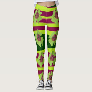 Leggings St. Patrick's - Toutes les pattes Shamrocks de Clo