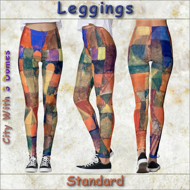 LEGGINGS - Stadt mit den drei Domes - Kunst Paul K (Von Creator hochgeladen)