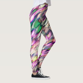 Leggings Stalagmite ou rocher aux couleurs flashy